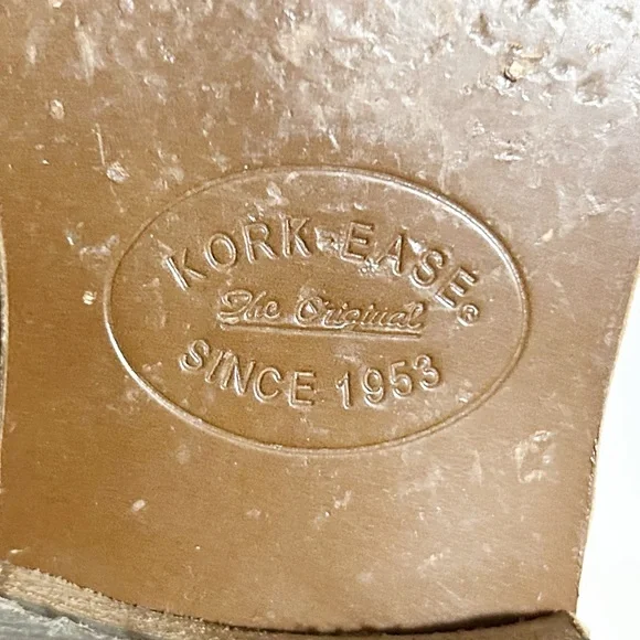 Kork-Ease Suede Ankle Booties Women’s 9.5 Brown Chelsea Slip-On With Back Zip - Picture 11 of 11